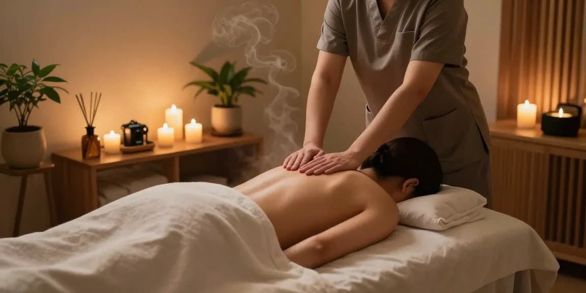 Experience tranquil 부평출장마사지 in a serene spa environment with a relaxing massage session.