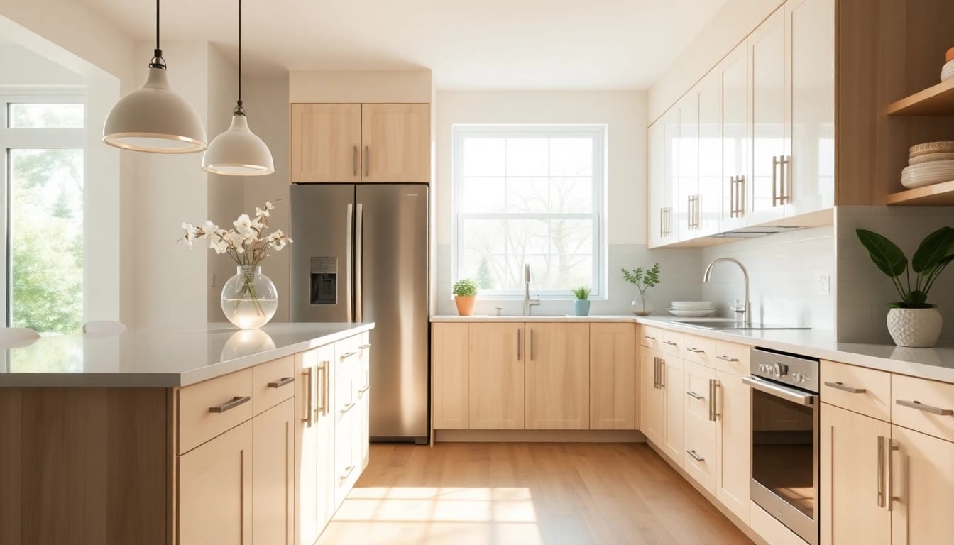 Revitalize your space with Cabinet Refacing Clearwater FL, showcasing modern kitchen transformation.