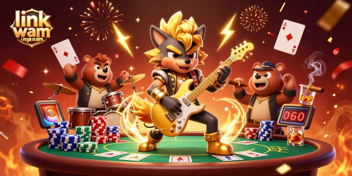 Experience thrilling moments with link vmax mới nhất at a lively casino stage showcasing a dynamic rock star scene.