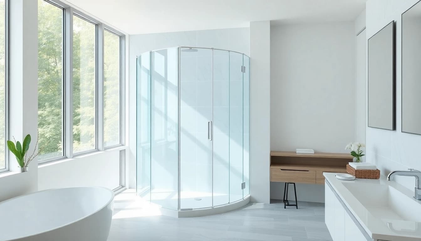 Enhance your modern space with a stylish corner shower screen frameless that adds elegance.