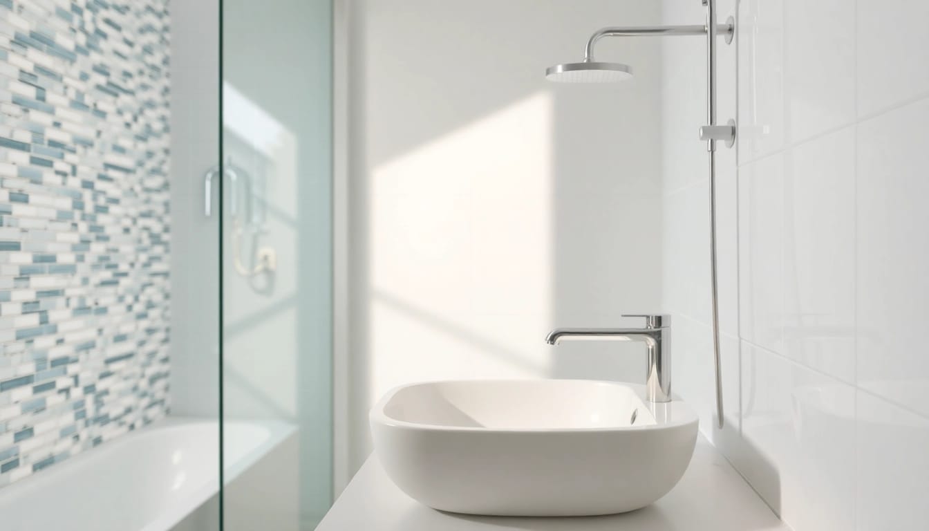 Erleben Sie die Eleganz von sonni sanitär in einem modernen Badezimmer mit stilvollen Armaturen.