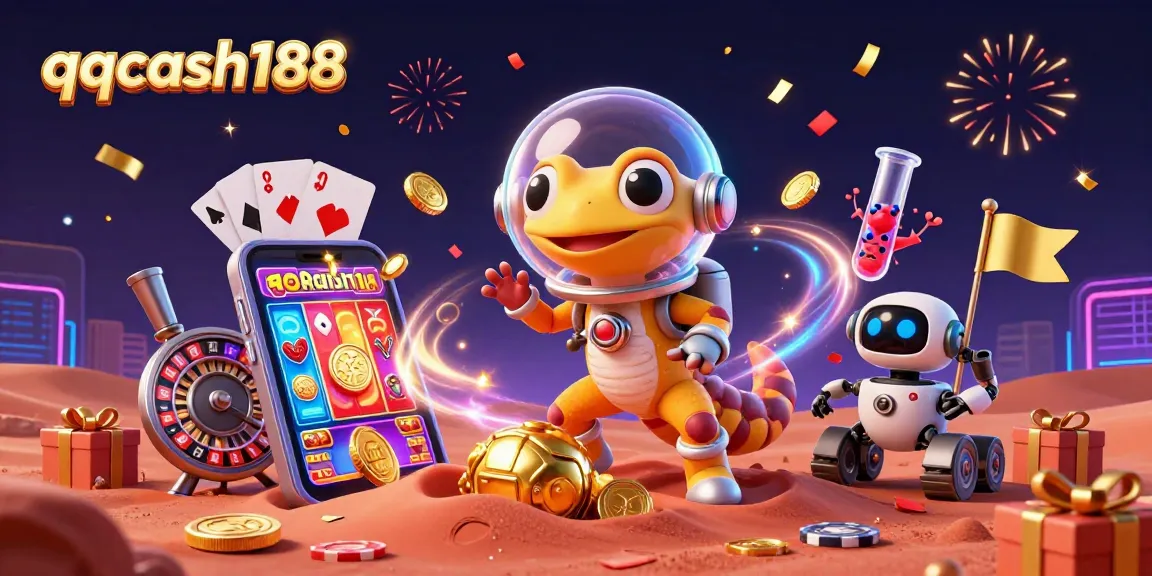 Activate your luck at qqcash188 with vibrant gaming elements and celebration!