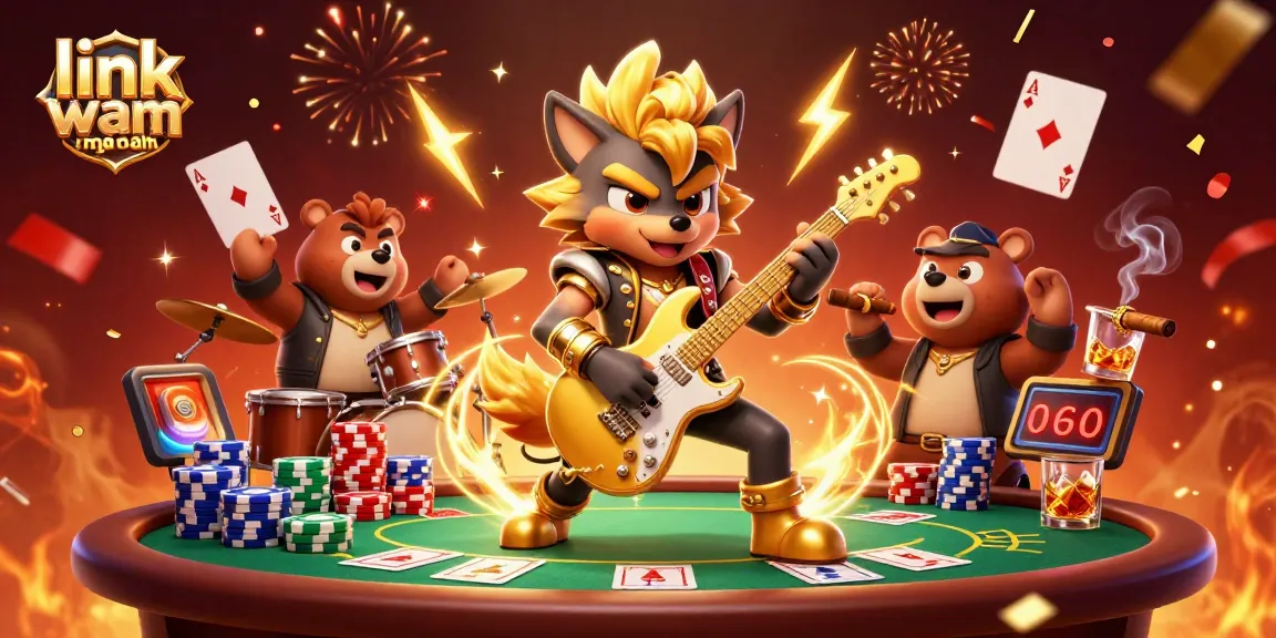 Experience thrilling moments with link vmax mới nhất at a lively casino stage showcasing a dynamic rock star scene.