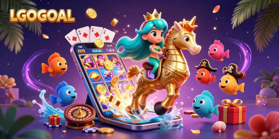 Engage with immersive LGOGOAL gaming action featuring mermaid princess and slot games.