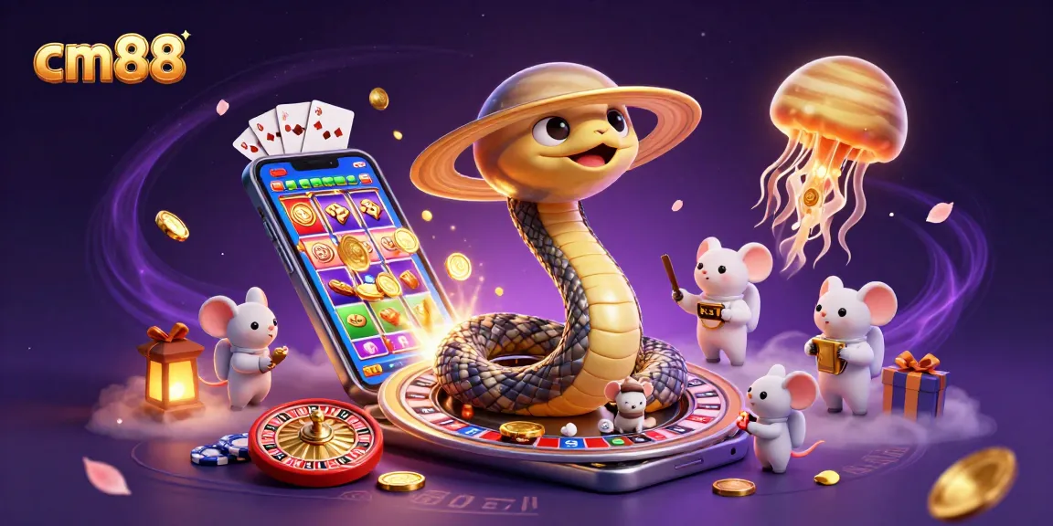 Experience thrilling bets with the cm88 platform through dynamic casino elements and engaging characters.