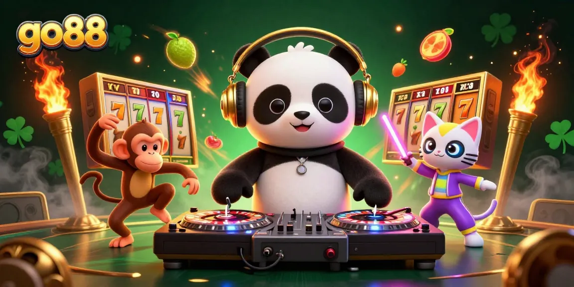 Experience thrilling wins at go 88 with vibrant casino action and interactive characters in a lively atmosphere.