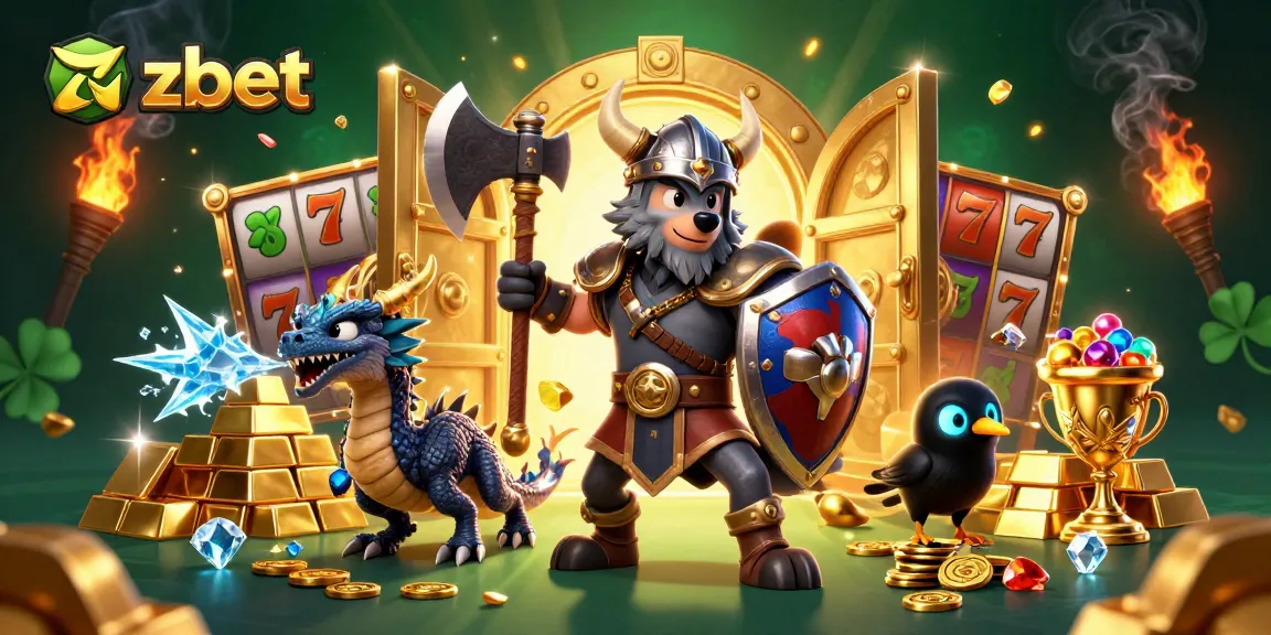 Engage with zbet's thrilling online slot experience alongside a legendary Viking, fierce dragon, and mystical raven.