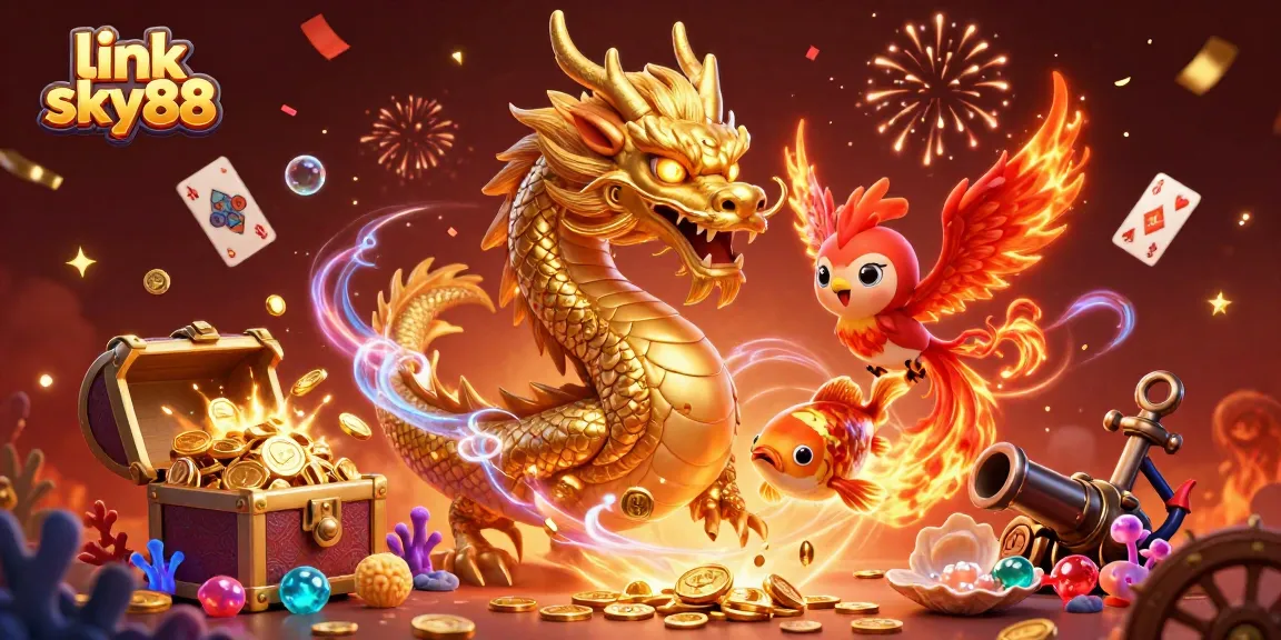 Experience thrilling gameplay at link sky88 with vibrant casino characters and dynamic gaming elements.