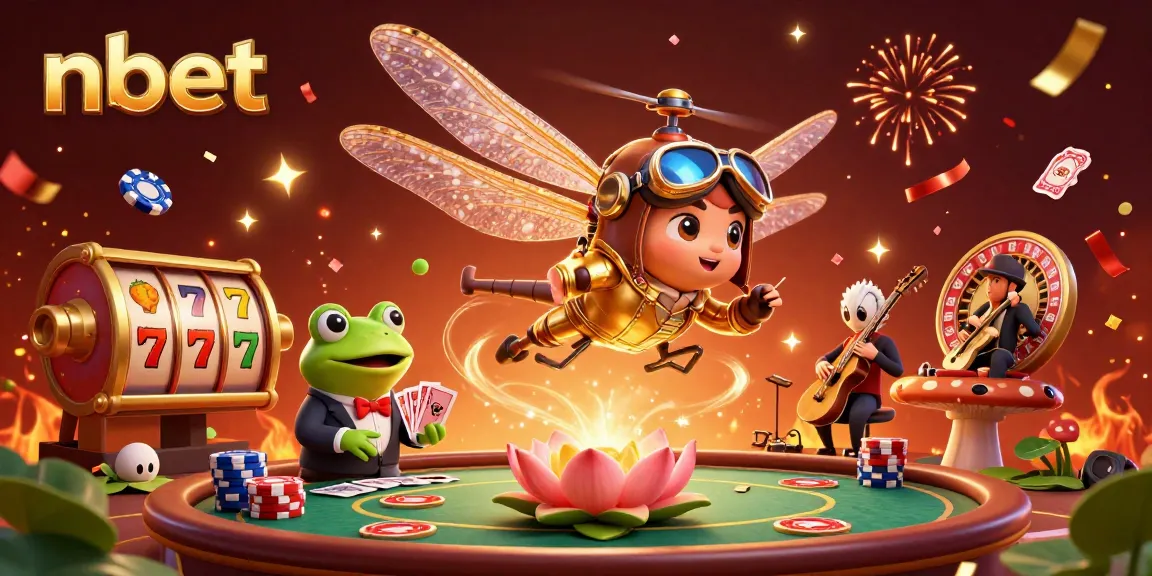 Experience nbet's vibrant 3D casino world with engaging characters and dynamic gaming elements.