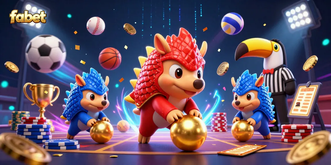 Engage in thrilling gameplay with fabet, featuring dynamic pangolins in an energetic casino scene.