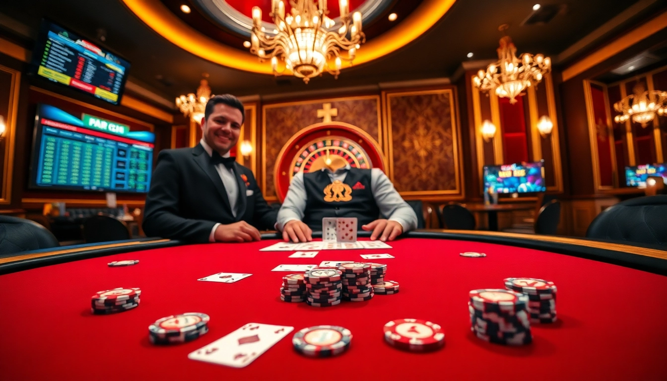 Engage in thrilling bets at ok365 com's luxurious online casino with poker and roulette excitement.