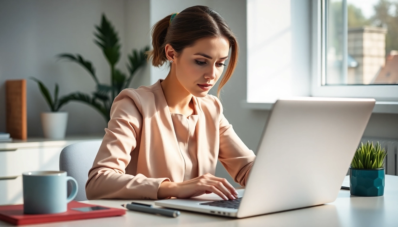 Complete the eta application uk with ease at a modern workspace setting.