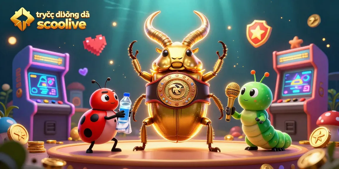 Experience trực tiếp bóng đá socolive excitement with unique gaming characters in vibrant action.