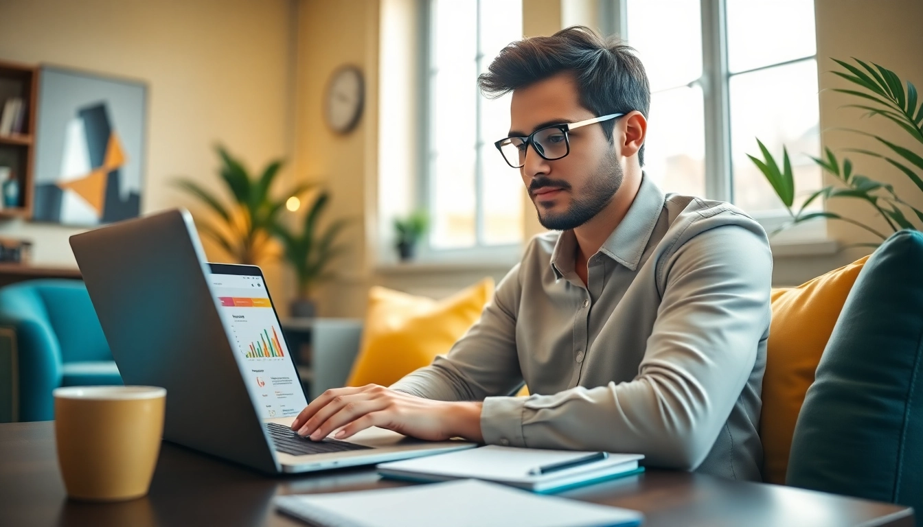Creating a dynamic hubspot marketing email campaign in a bright office setting.