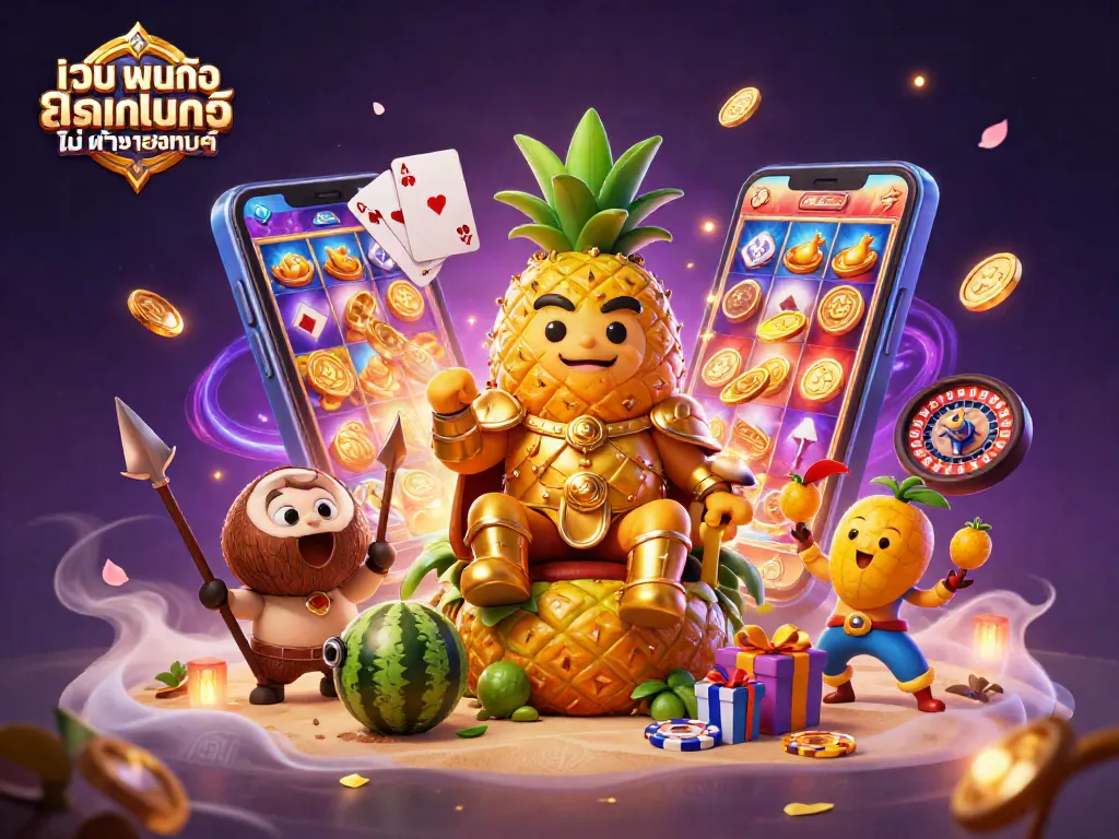 เว็บ พนัน ออนไลน์ เว็บ ตรง ไม่ ผ่าน เอเย่นต์ ร่วมสนุกในคาสิโนด้วยกษัตริย์สับปะรดทองคำและทหารรักษาการณ์ค่อยๆ