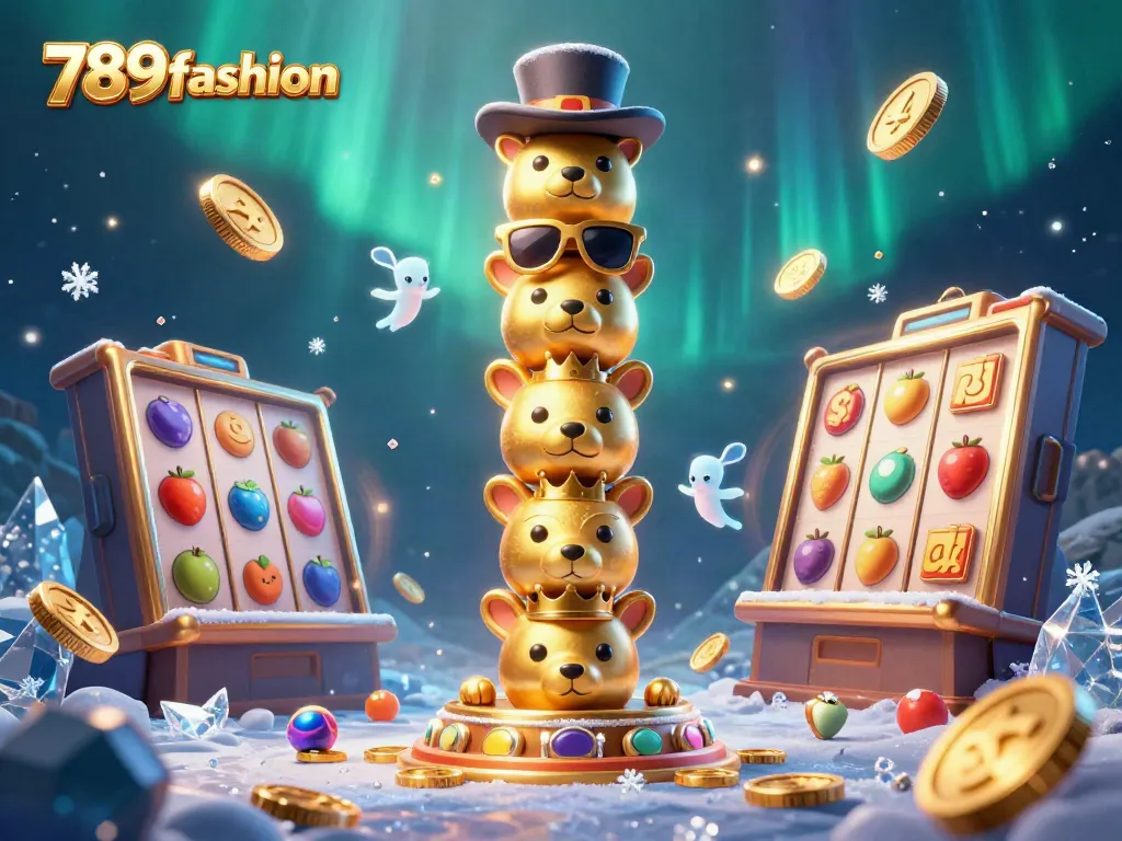 Win big with 789f fashion as stacked animal faces celebrate in this lively casino scene.