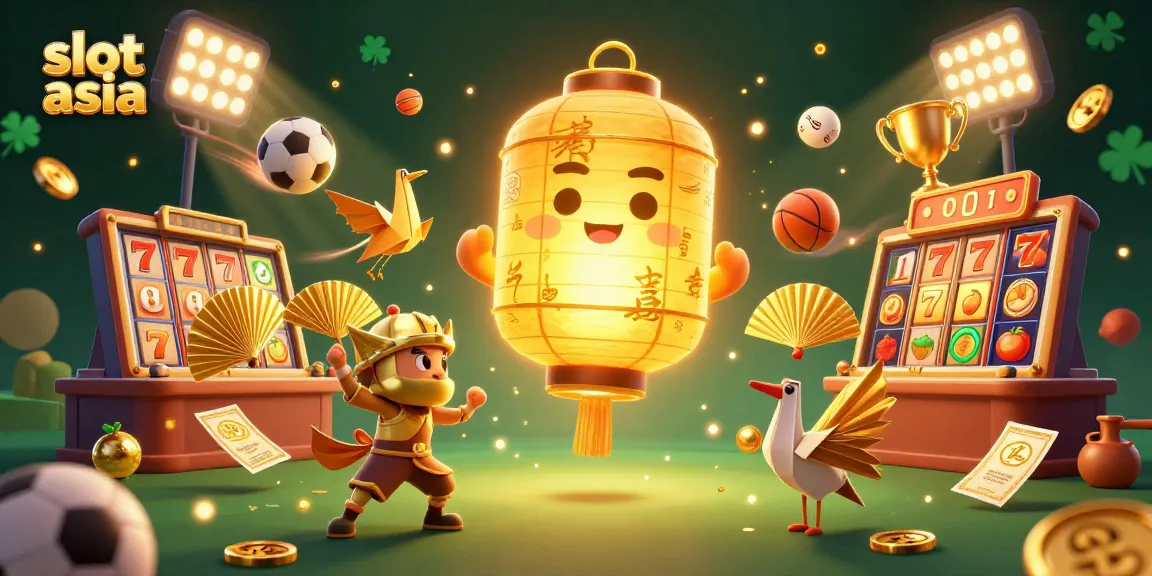 Engage with slot asia at an animated casino filled with vibrant characters and exciting game elements.