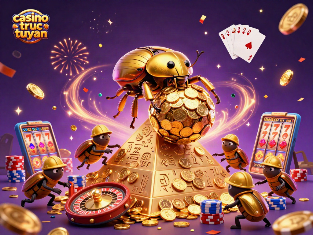 Trải nghiệm casino trực tuyến với những hình ảnh sống động và đầy màu sắc tại sòng bạc trực tuyến.