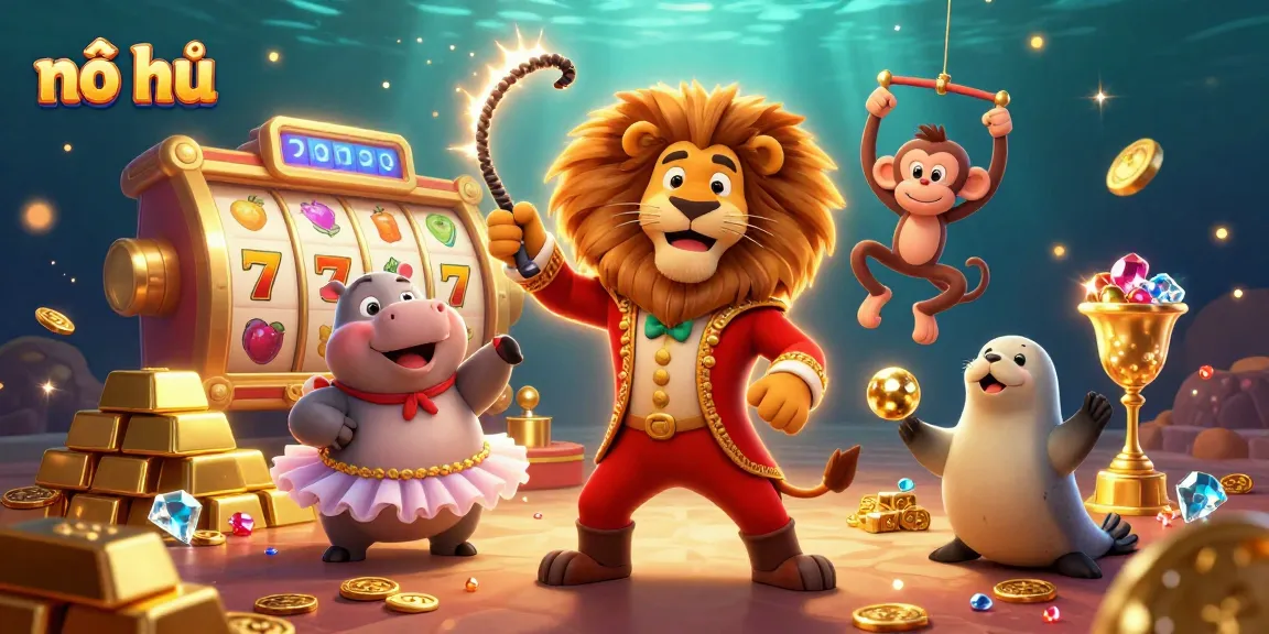Experience the thrill of nổ hũ with our vibrant slot scene filled with gold, jewels, and excitement!