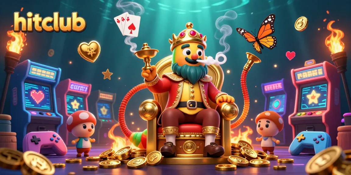 Experience the thrill of hitclub with a vibrant 3D casino scene featuring engaging characters and colorful game elements.
