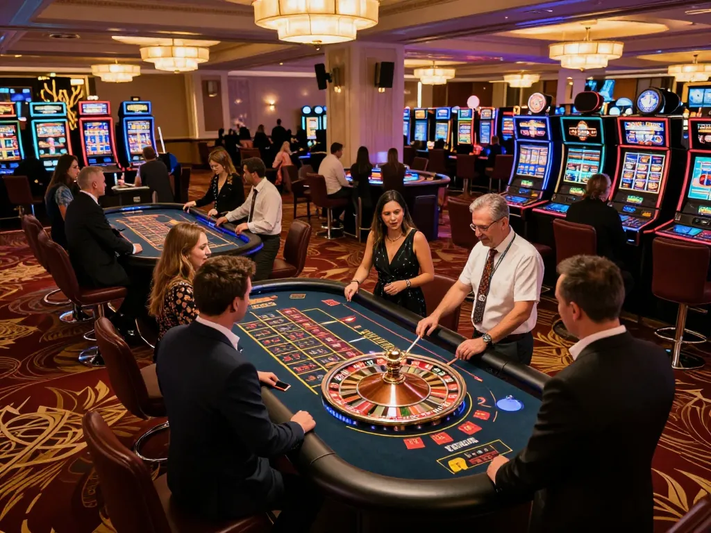 Players engaging in dynamic roulette game at lc88 casino, vibrant atmosphere with bets placed and excitement visible.