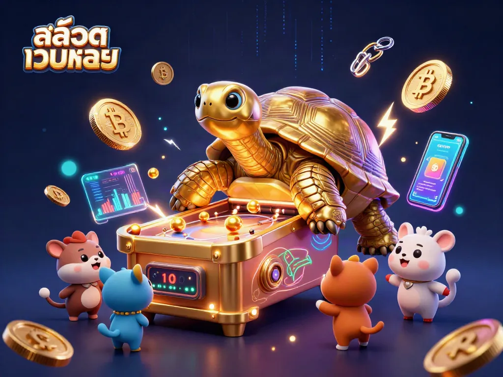 เล่นเกมสล็อตเว็บตรงที่น่าตื่นเต้นกับเต่าทองขนาดใหญ่ในภาพ 3 มิติ