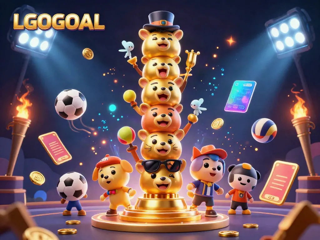 Engage with the thrilling world of LGOGOAL featuring unique gaming visuals and dynamic elements.