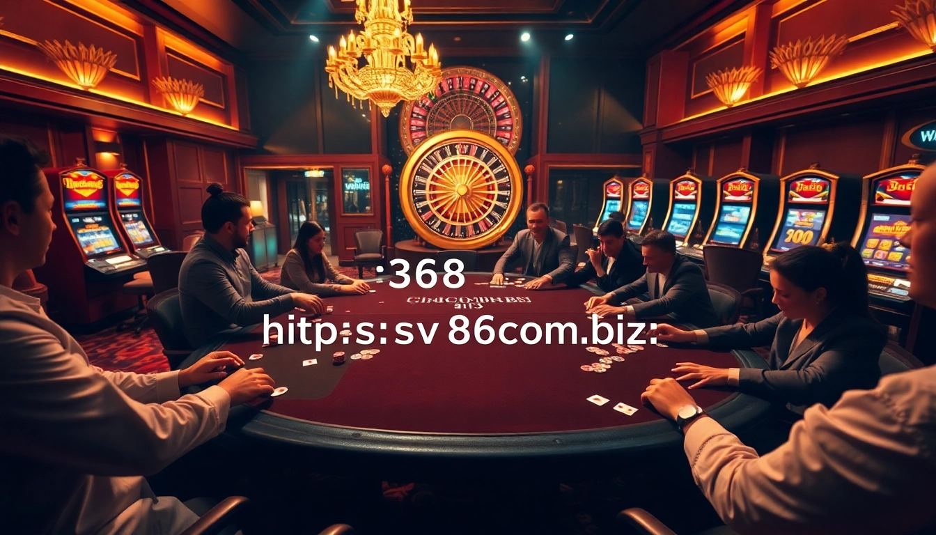 Engage in thrilling games at https://sv368com.biz/ with exciting poker and roulette action.