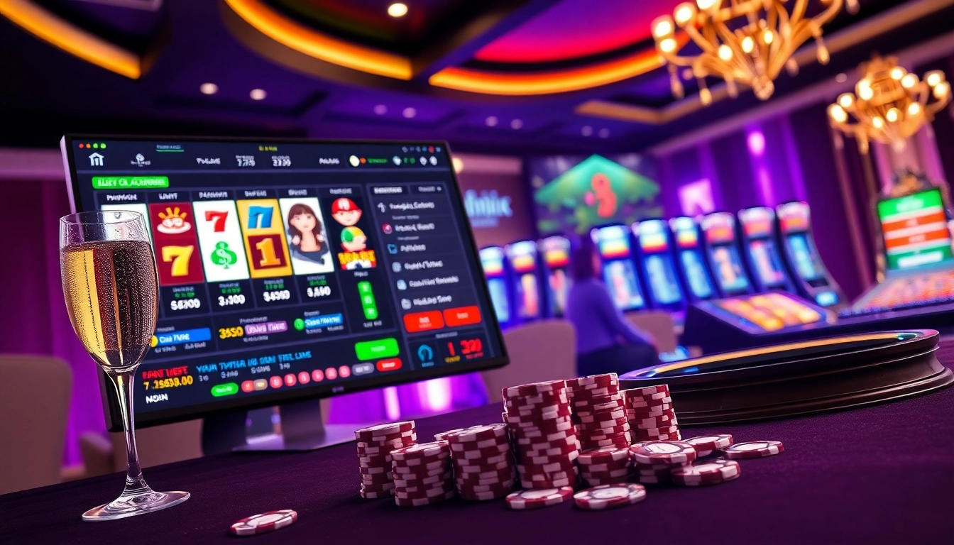 Experience the excitement of live betting at https://f168.vision/ with vibrant casino visuals.