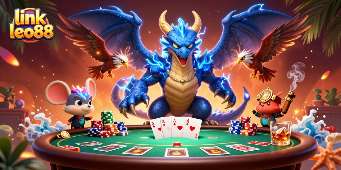 Engage with thrilling link leo88 gaming action featuring vibrant characters and casino elements.