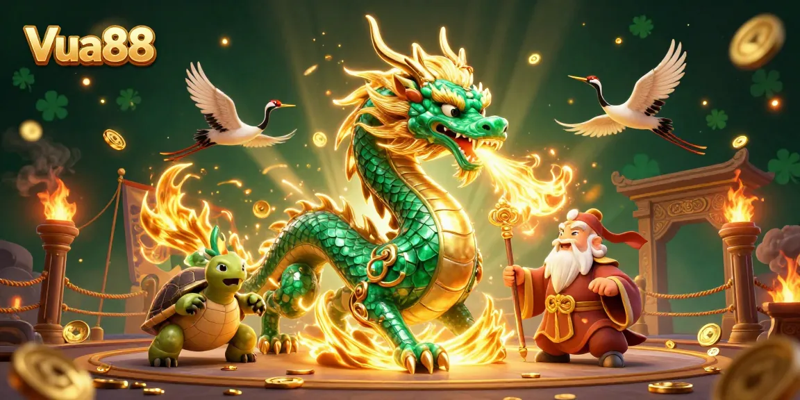 Experience the vibrant world of Vua88 with exciting dragon-themed online betting action.