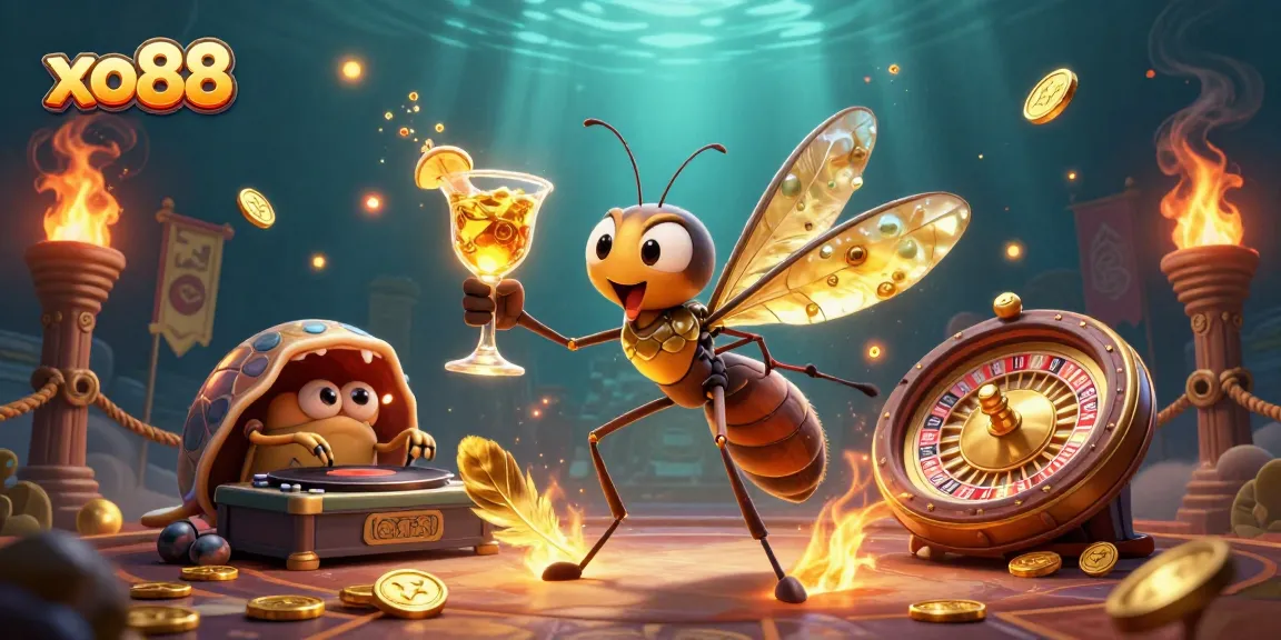 Experience the vibrant gaming world of xo88 with unique casino characters and dynamic action.