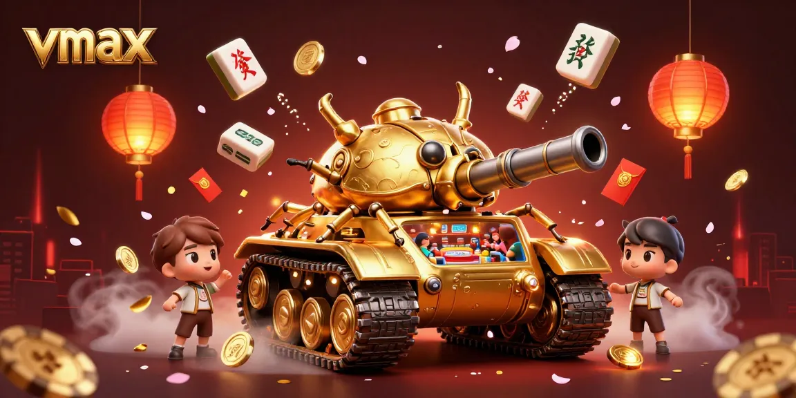 Engage in thrilling casino fun with vmax featuring a whimsical golden beetle tank and vibrant gaming elements.