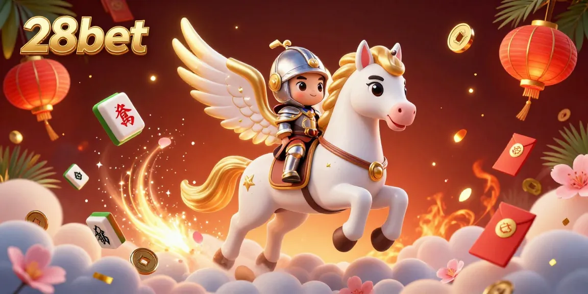 Play and win with exciting 28bet games featuring a magical horse and knight!