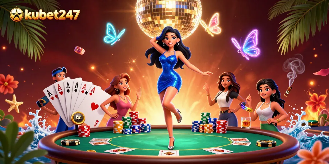 Experience thrilling action at kubet247 with vibrant casino elements and a glamorous atmosphere.