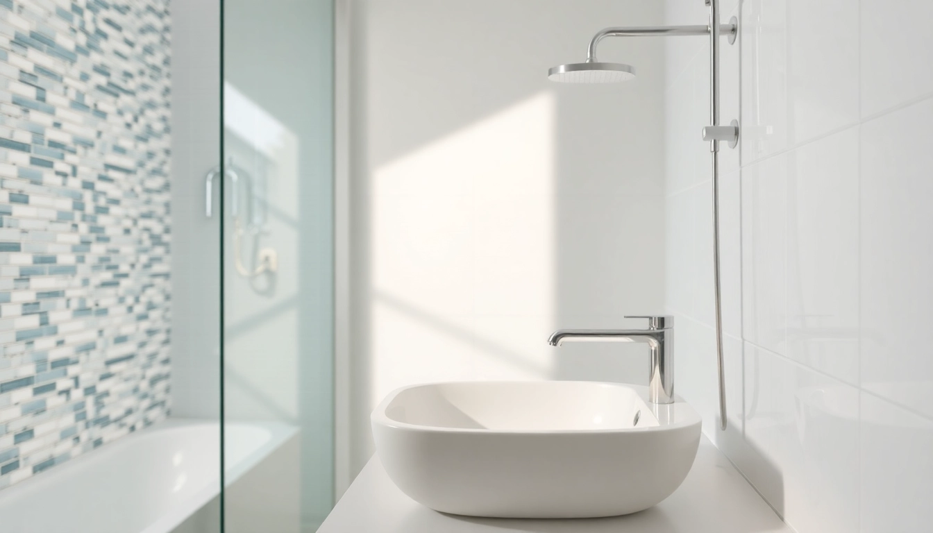Erleben Sie die Eleganz von sonni sanitär in einem modernen Badezimmer mit stilvollen Armaturen.