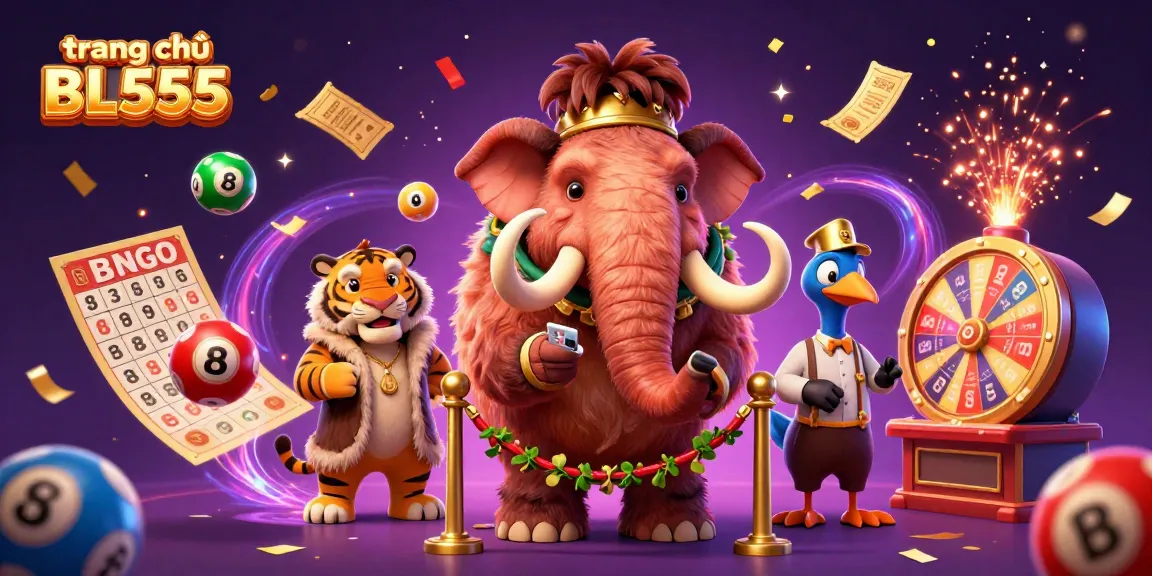 Experience the vibrant and engaging atmosphere of trang chủ BL555, featuring unique casino characters and dynamic game elements.
