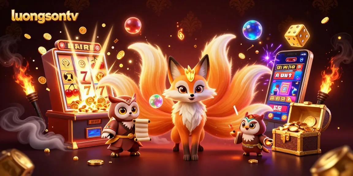 Join luongsontv for exciting live action with colorful characters and vibrant casino elements.