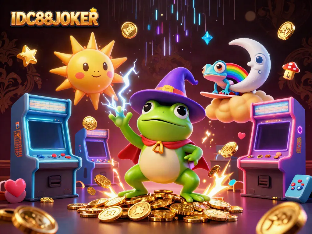 Experience the thrill of IDC88JOKER with vibrant gaming elements and dynamic characters.