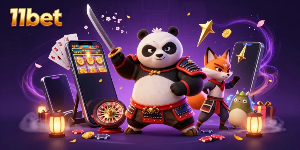 Experience thrilling gameplay with 11bet's exciting slots and casino offerings featuring magical characters.