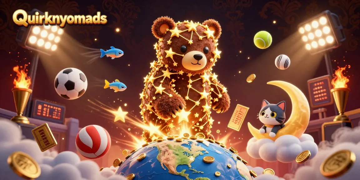 QuirkyNomads engage in thrilling sports betting with dynamic elements and celestial companions.
