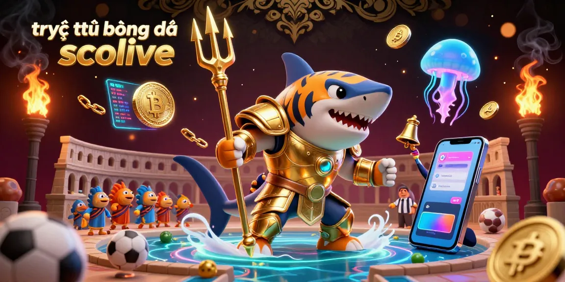 Stream sports action with trực tiếp bóng đá socolive in a vibrant underwater colosseum scenario