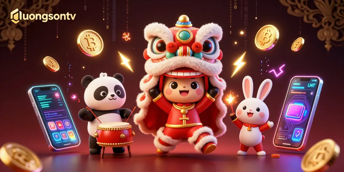 Experience exciting gambling action with luongsontv in this dynamic 3D casino illustration.